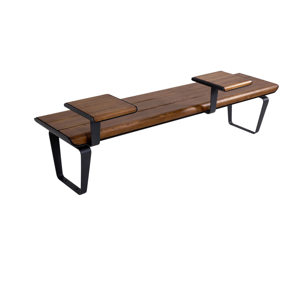 Plain Bench with coffee Stand · Benches - IDEA.AZ